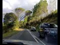 Driving out of Hout Bay and up to Constantia Nek