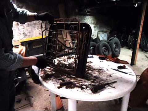 Mercedes-Benz 240D (W123) seat repair- part 2