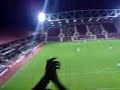 airdrie fans at tynecastle