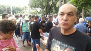 Café da manhã na Praça da Sé