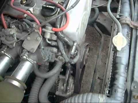 how to tighten fan belt on mgf