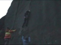 Rock climbing goundfall