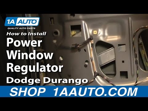 How To Install Replace Rear Power Window Regulator Dodge Durango 04-09 1AAuto.com