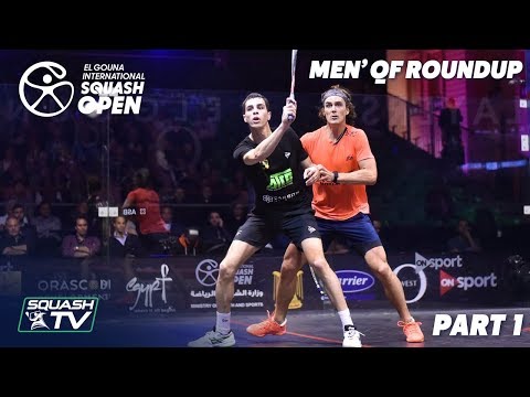 Squash: El Gouna International 2019 - Men's QF Round Up [P1]