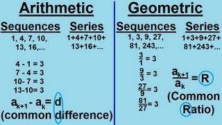 arithmetic and geometric sequences