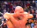 Goldberg ending brett \"hitman\" harts career