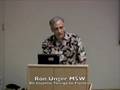 Ron Unger MSW, in part II of Cognitive Therapy for Psychosis