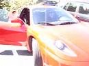 Parqueando el F430 en Helsinborg