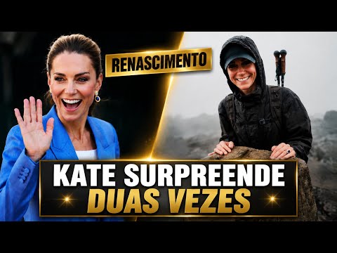 KATE SURPREENDE EM DUAS APARIÇÕES E ENCANTA O PÚBLICO