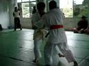 Sasai into Osotogari combo. Ippon.