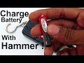 🔋Recharge a Non Rechargeable Battery in 5 seconds !