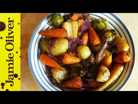VEGETABLES - Barry creates a classic Christmas Day side dish recipe - roasted vegetables, glazed in sweet honey. Plus the perfect leftovers idea - beautiful 'bubble and s...