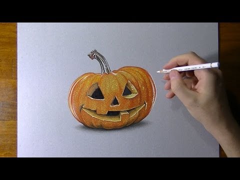 how to draw pumpkin