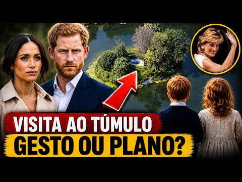 HARRY E MEGHAN APELAM À MEMÓRIA DE DIANA EM NOVO PLANO COM OS FILHOS