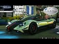 Pagani Zonda Cinque for GTA 5 video 2