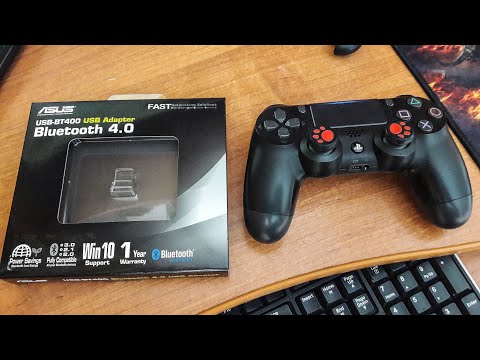Обзор ASUS-BT400 USB Adapter Bluetooth 4.0 и подключение DualShok 4