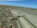 FSX wing view landing at cairo on tweaked 7600 GS