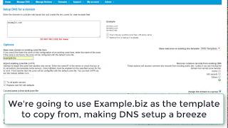 Adding DNS Zone - Copy from an existing zonefile