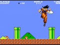 Goku en mario bros de nintendo