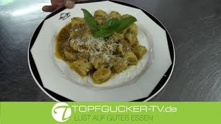 Italienische Gnocchis mit Tomatenpesto nach Sizilianischer Art