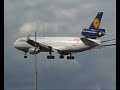 Landing of Lufthansa Cargo MD11 in FRA rwy 25R 02.03.2008 Landing of Lufthansa Cargo MD11 in FRA rwy 25R 02.03.2008