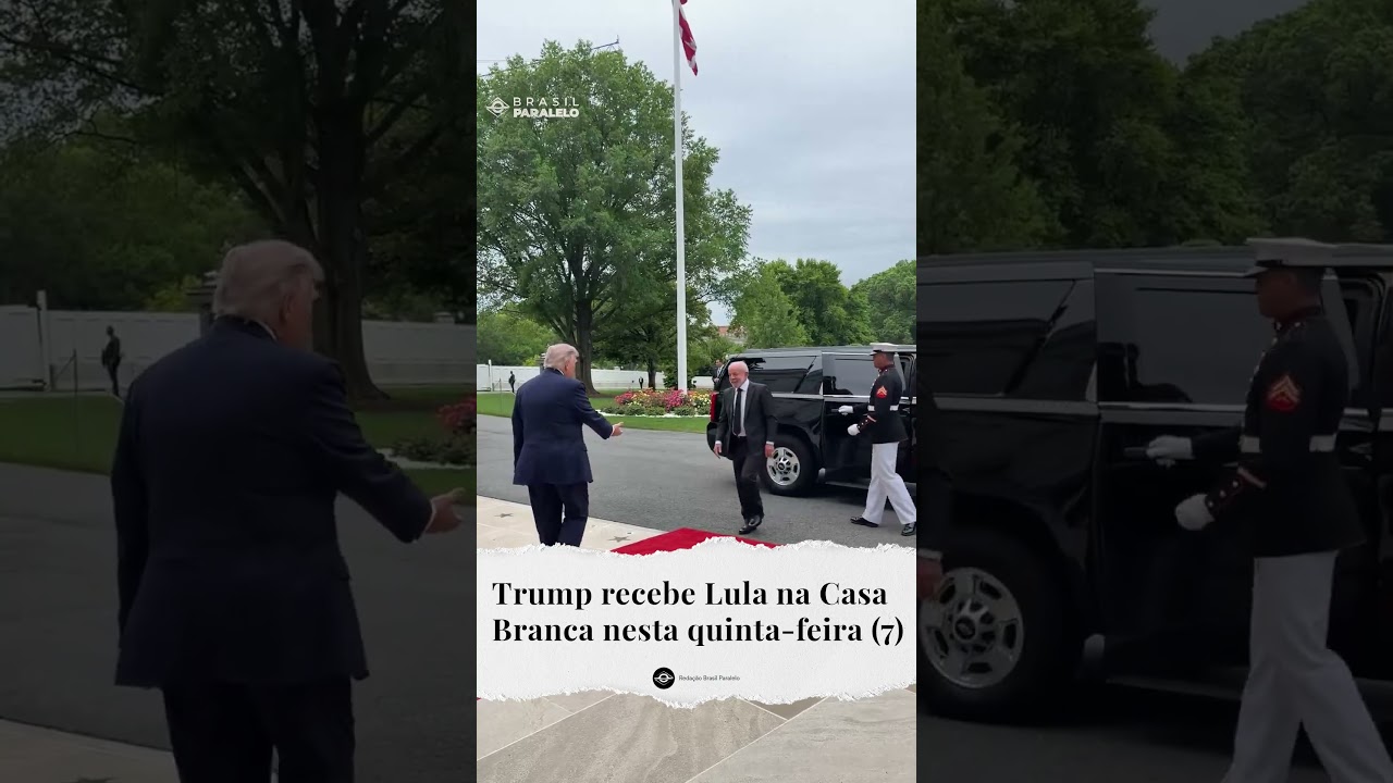Trump recebe Lula na Casa Branca