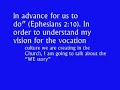 The New Meaning of Vocation