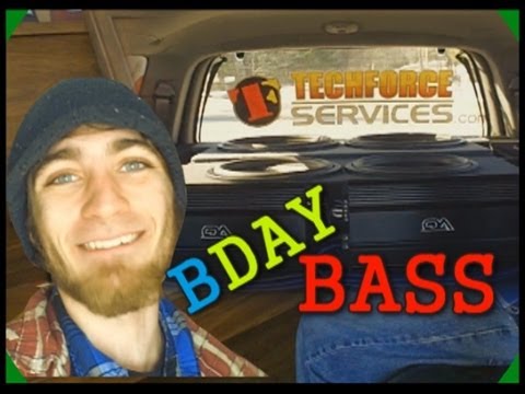 subwoofer - Bassin' for a bagel on my 23rd birthday bash - Thumbs up for bumpin' that BassBoyLowG, Switch, & 'Gangsta Gramps' in Frankenstein! Thanks for joining me on m...