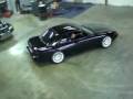 RB25 S13 Chris doing workshop skids on limiter with flames