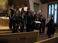 my daughter amy signing with the athena vocal ensemble choir.