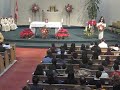 Richelle singing at St. Mary's Vancouver