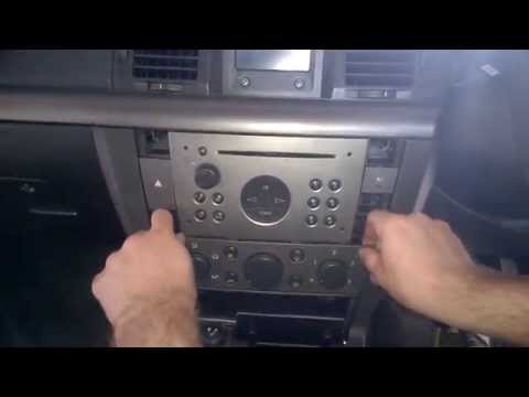how to remove zafira b radio