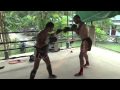 2010-01-17 | 7x UFC veteran Elvis Sinosic pad training with Kru Samart @ Tiger Muay Thai ~> Horn he has faced such legends as; Frank Shamrock Tito Ortiz Evan Tanner Babalu Forest Griffin Michael Bispbing Alessio Sakara Roberto Traven ...  (<span>5:)