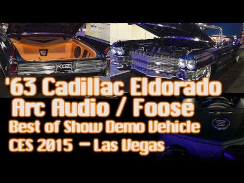 Amazing '63 Cadillac Eldorado - Best of Show Demo Vehicle CES 2015 Arc Audio / Foose