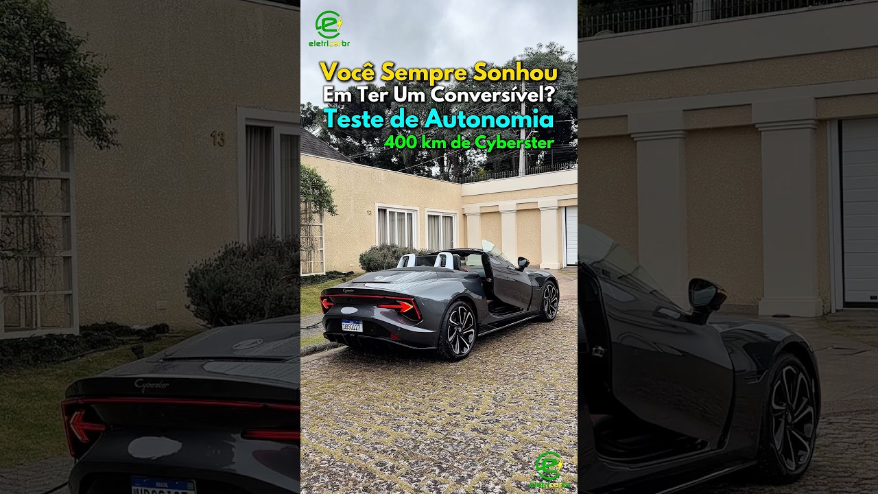 Você Sempre Sonhou Em Ter Um Conversível? Teste de Autonomia! 400 km de Cyberster⚡