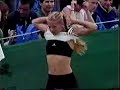 anna kournikova at the 1999 wimbeldon championships being told to change her outfit. runner-ups of the mixed doubles finals, losing to leander paes from india and lisa raymond from the us while partnering with jonas bjorkman from sweden where the score was 6-4, 3-6, 6-3.