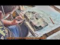 WINTER CAMOUFLAGE ON NATO CAMO AIRBRUSH LEOPARD 2A6 GERMAN MAIN BATTLE RC SCALE TANK 1 16 TAMIYA FULL OPTION KIT DONE BY PETER JAVORSKY PRESOV SLOVAKIA JUN 2010