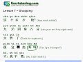 Learn Chinese Mandarin Lesson 7 - Shopping Learn Chinese Mandarin Lesson 7 - Shopping