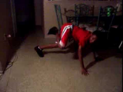 low floor - My boy doing his low 2 da floor dance...