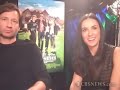cbsnews.com's shira lazar talks to demi moore and david duchovny about their film the joneses and using the web to connect with their fans.