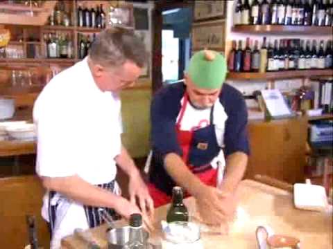 la star Chef  Gary Rodhes cucina con Fausto U Giancu
