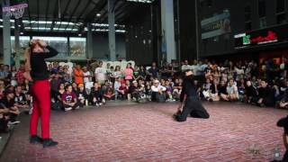 Skarlet was on fire at Top 16 Waacking battle at Remembering Jayden Koi @ Malaysia