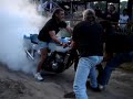 Suzuki GT750 Burn Out Suzuki GT750 Burn Out