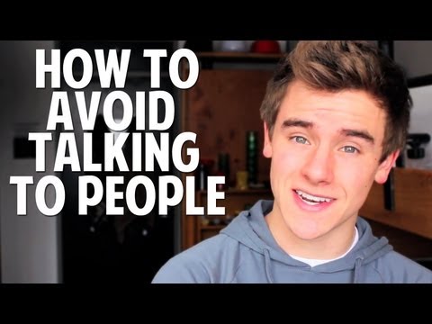 how to avoid people