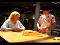 Young magician shows some tricks