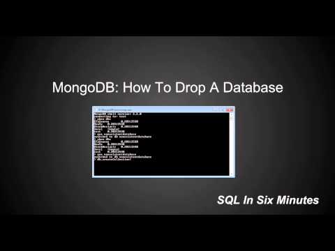 how to remove db in mongodb