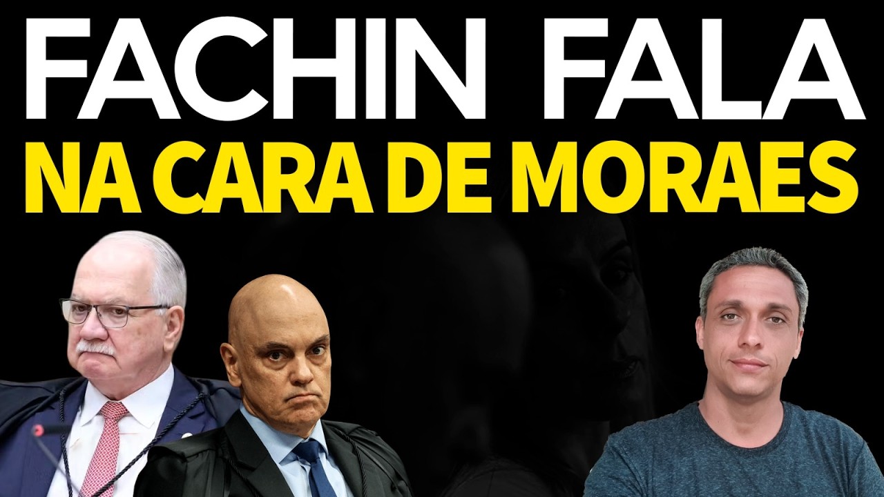 NA CARA! Fachin menda indireta bem DIRETA para Moraes em sessão do STF