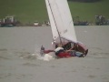 Osprey dinghy action Eskimo Pursuit Race.