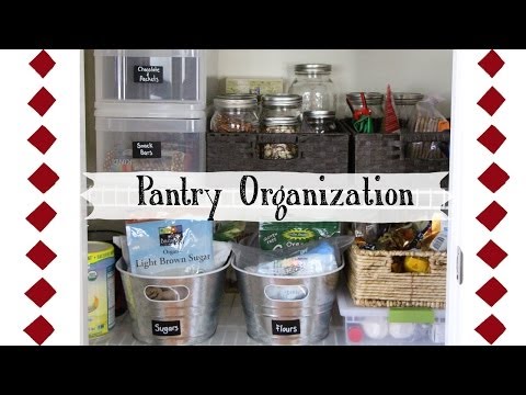 how to organize pantry