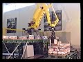 Rob� paletizando caixas - Robot palleting boxes - FANUC